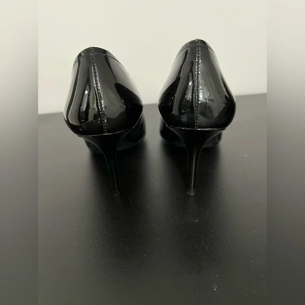 Prada Black Patent Leather Heels - Picture 3 of 5